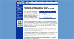 Desktop Screenshot of coloradonocall.com