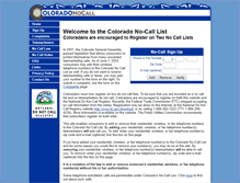 Tablet Screenshot of coloradonocall.com